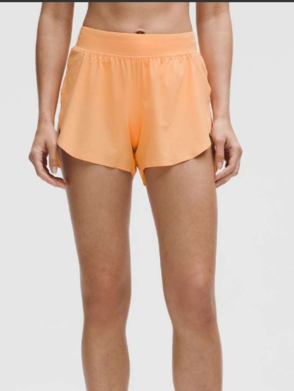 Lululemon Fast And Free High-Rise Split Short 3" Rock Melon NWT